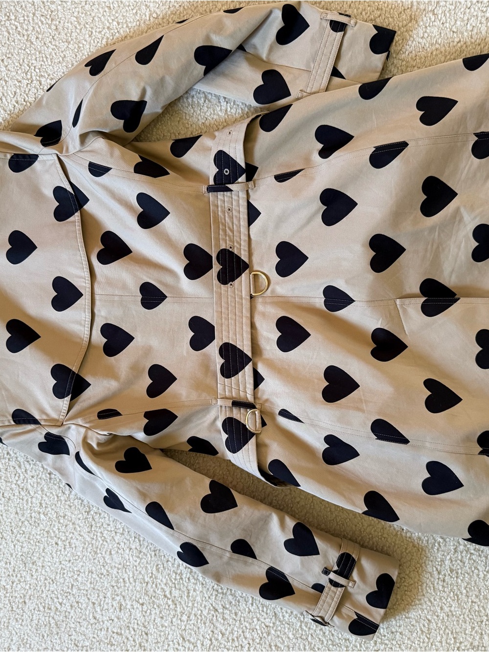 Burberry Heart Trench Coat size 4 - Picture 5 of 6